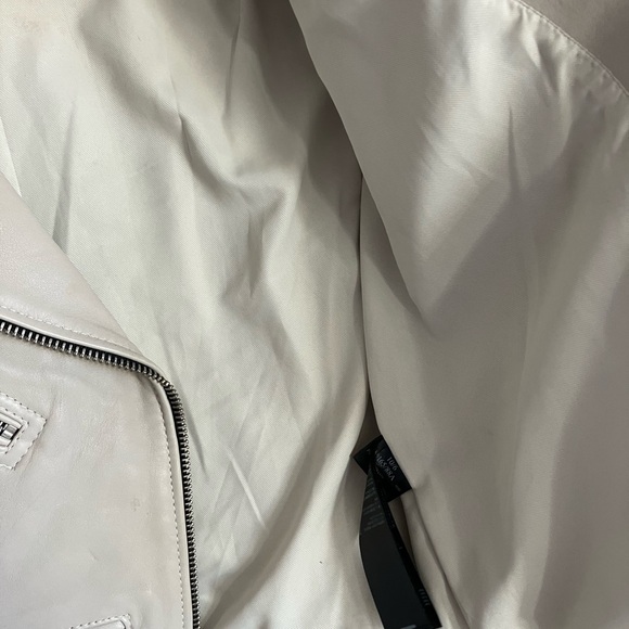 All Saints Riley Leather Biker Jacket - Picture 11 of 12